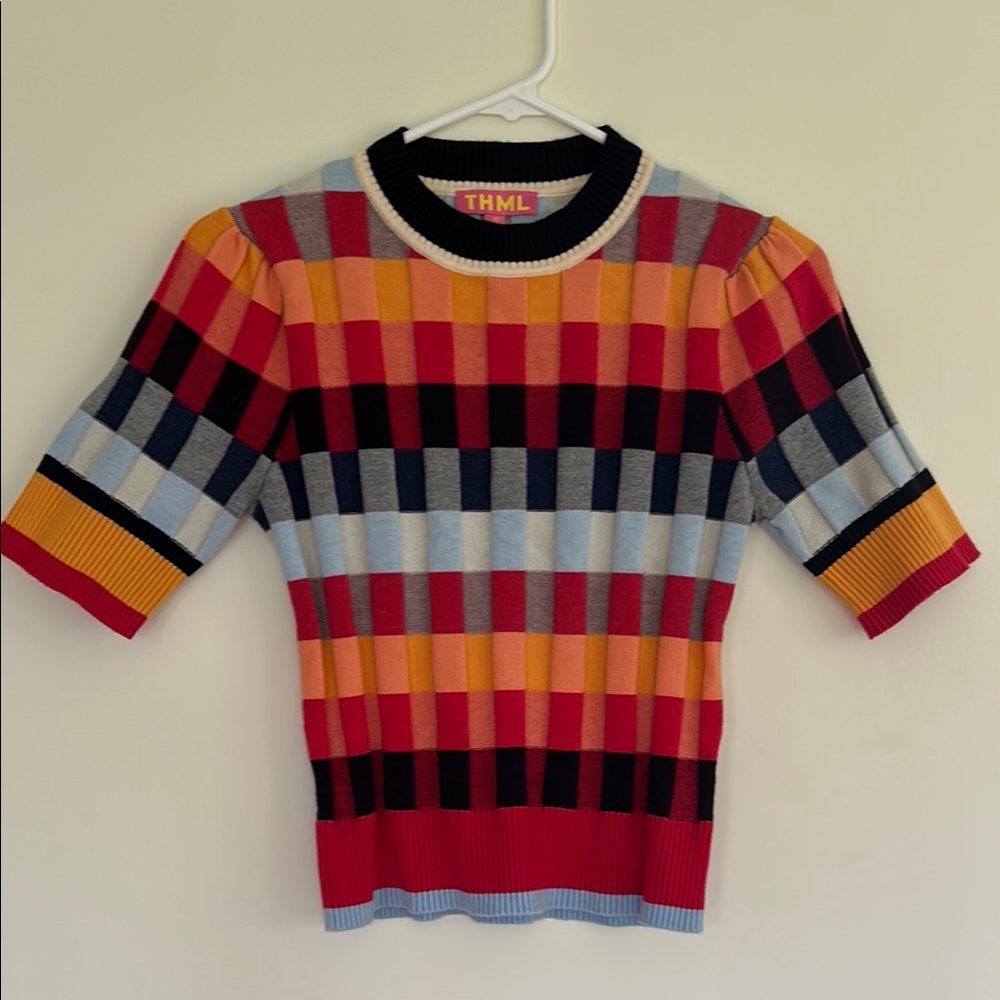 THML Colorful Checkered Sweater